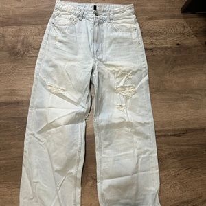 H&M wide leg jeans
